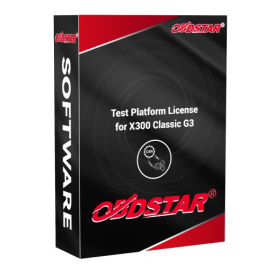 [Online Activation] Test Platform Software License for OBDSTAR X300 Classic G3