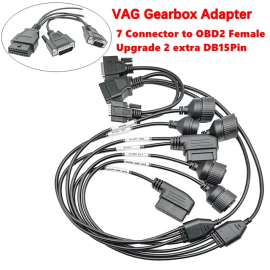 For VAG Gearbox Adapter Gearbox Cable with DB 15Pin cable for VAG DQ250 DQ200 DQ380 DL382 DL501 VL300 VL381